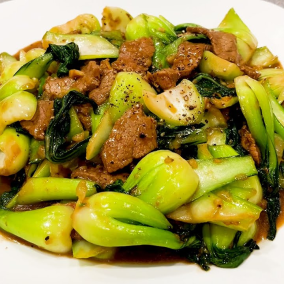 BÒ XÀO CẢI THÌA