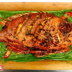 CÁ BẢ TRẦU CHIÊN MẮM TỎI/MẮM XOÀI
