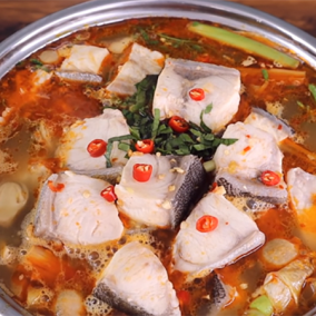 LẨU CÁ BÓP MĂNG CHUA