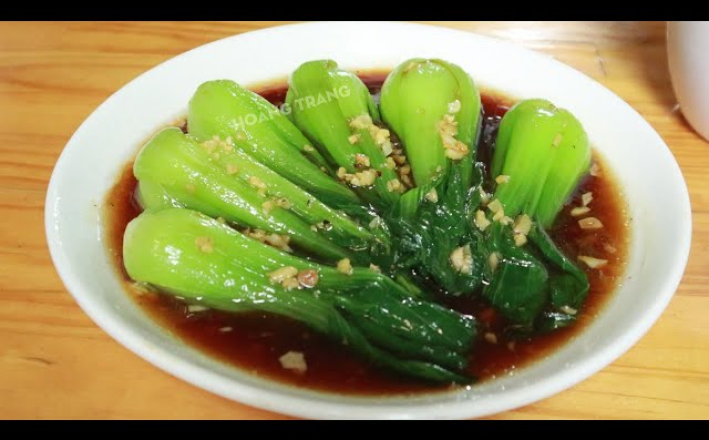 CẢI THÌA XÀO DẦU HÀO