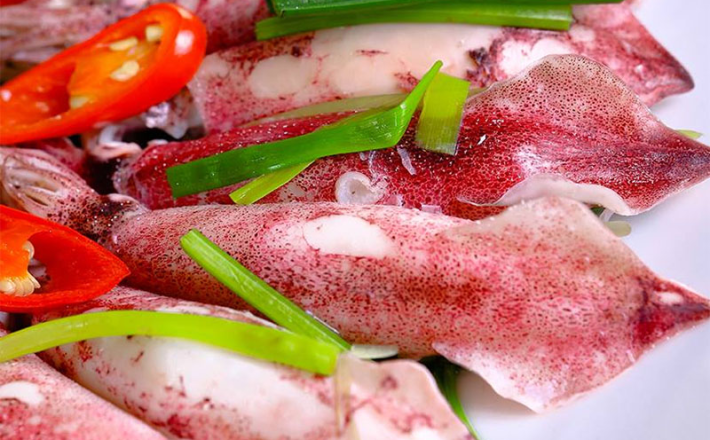 MỰC TRỨNG HẤP GỪNG